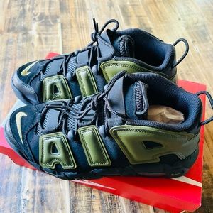 Nike Air More Uptempo '96 "Black/Rough Green/Pilgrim" Men's Shoe